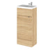 Hudson Reed Fusion Compact Vanity Unit - Floor Standing 1 & 2 Door Units with Polymarble Basin - Unbeatable Bathrooms