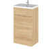 Hudson Reed Fusion Vanity Unit - Floor Standing 2 Door Unit with Basin (Full Depth) - Unbeatable Bathrooms