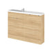 Hudson Reed Fusion 1200mm Compact Vanity Unit Pack - Floor Standing 2 Door Unit - Unbeatable Bathrooms