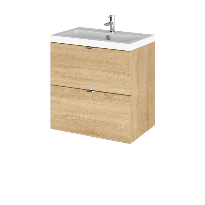 Hudson Reed Fusion Vanity Unit - Wall Hung Units with Polymarble Basin (Full Depth) - Unbeatable Bathrooms