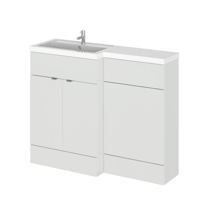 Hudson Reed Fusion 1200mm Compact Vanity Unit Pack - Floor Standing 2 Door Unit - Unbeatable Bathrooms