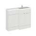 Hudson Reed Fusion 1200mm Compact Vanity Unit Pack - Floor Standing 2 Door Unit - Unbeatable Bathrooms