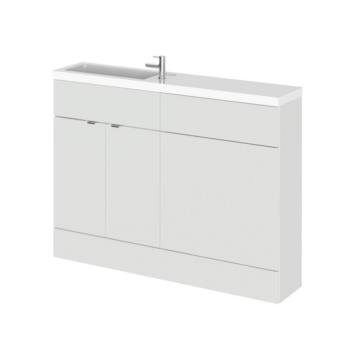 Hudson Reed Fusion 1200mm Compact Vanity Unit Pack - Floor Standing 2 Door Unit - Unbeatable Bathrooms
