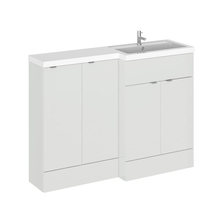 Hudson Reed Fusion 1200mm Vanity Unit Pack - Floor Standing 2 Door Unit - Unbeatable Bathrooms