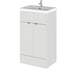 Hudson Reed Fusion Vanity Unit - Floor Standing 1 & 2 Door Units with Polymarble Basin - Unbeatable Bathrooms