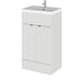 Hudson Reed Fusion Vanity Unit - Floor Standing 2 Door Unit with Basin (Full Depth) - Unbeatable Bathrooms