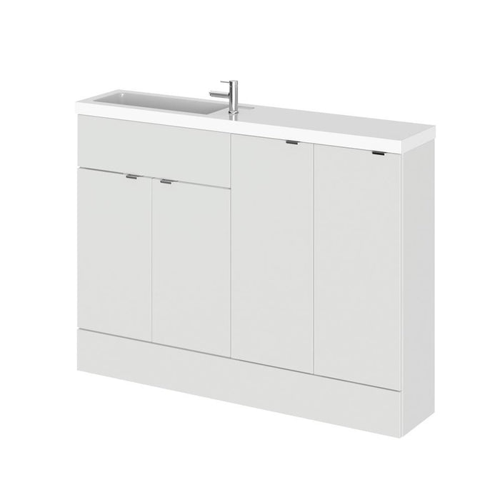 Hudson Reed Fusion 1200mm Compact Vanity Unit Pack - Floor Standing 2 Door Unit - Unbeatable Bathrooms