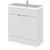 Hudson Reed Fusion Vanity Unit - Floor Standing 2 Door Unit with Basin (Full Depth) - Unbeatable Bathrooms