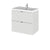 Hudson Reed Fusion Vanity Unit - Wall Hung 2 Drawer Unit with Basin - Unbeatable Bathrooms