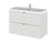 Hudson Reed Fusion Vanity Unit - Wall Hung 2 Drawer Unit with Basin - Unbeatable Bathrooms