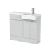 Hudson Reed Fusion 1000/1100mm Vanity Unit Pack - Floor Standing 2 Door Unit with Semi Recessed Basin - Unbeatable Bathrooms