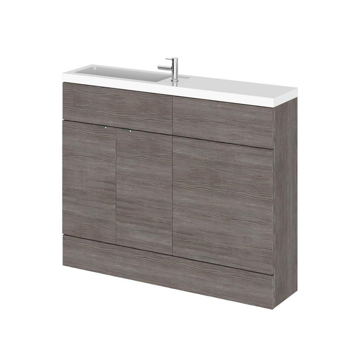 Hudson Reed Fusion 1200mm Compact Vanity Unit Pack - Floor Standing 2 Door Unit - Unbeatable Bathrooms