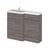 Hudson Reed Fusion 1200mm Compact Vanity Unit Pack - Floor Standing 2 Door Unit - Unbeatable Bathrooms