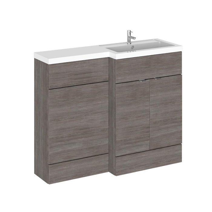 Hudson Reed Fusion 1200mm Compact Vanity Unit Pack - Floor Standing 2 Door Unit - Unbeatable Bathrooms