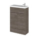 Hudson Reed Fusion Compact Vanity Unit - Floor Standing 1 & 2 Door Units with Polymarble Basin - Unbeatable Bathrooms