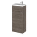Hudson Reed Fusion Compact Vanity Unit - Floor Standing 1 & 2 Door Units with Polymarble Basin - Unbeatable Bathrooms