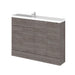 Hudson Reed Fusion 1200mm Compact Vanity Unit Pack - Floor Standing 2 Door Unit - Unbeatable Bathrooms