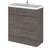 Hudson Reed Fusion Vanity Unit - Floor Standing 2 Door Unit with Basin (Full Depth) - Unbeatable Bathrooms