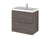 Hudson Reed Fusion Vanity Unit - Wall Hung 2 Drawer Unit with Basin - Unbeatable Bathrooms
