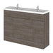Hudson Reed Fusion Vanity Unit - Floor Standing 1 & 2 Door Units with Polymarble Basin - Unbeatable Bathrooms