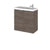 Hudson Reed Fusion 500/600mm Slimline Vanity Unit - Wall Hung 2 Door Unit with Polymarble Basin - Unbeatable Bathrooms