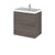 Hudson Reed Fusion Vanity Unit - Wall Hung 2 Drawer Unit with Basin - Unbeatable Bathrooms