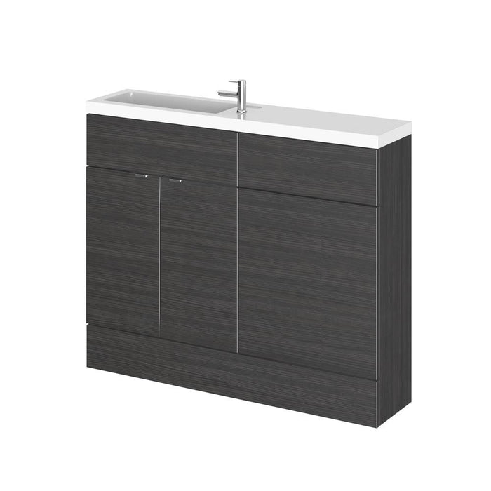 Hudson Reed Fusion 1200mm Compact Vanity Unit Pack - Floor Standing 2 Door Unit - Unbeatable Bathrooms