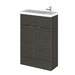 Hudson Reed Fusion Compact Vanity Unit - Floor Standing 1 & 2 Door Units with Polymarble Basin - Unbeatable Bathrooms