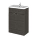 Hudson Reed Fusion Vanity Unit - Floor Standing 2 Door Unit with Basin (Full Depth) - Unbeatable Bathrooms