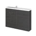 Hudson Reed Fusion 1200mm Compact Vanity Unit Pack - Floor Standing 2 Door Unit - Unbeatable Bathrooms