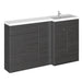 Hudson Reed Fusion 1500mm Vanity Unit Pack - Floor Standing 3 Door Unit - Unbeatable Bathrooms