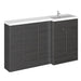 Hudson Reed Fusion 1500mm Vanity Unit Pack - Floor Standing 3 Door Unit - Unbeatable Bathrooms