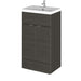 Hudson Reed Fusion Vanity Unit - Floor Standing 1 & 2 Door Units with Polymarble Basin - Unbeatable Bathrooms
