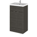 Hudson Reed Fusion Vanity Unit - Floor Standing 2 Door Unit with Basin (Full Depth) - Unbeatable Bathrooms