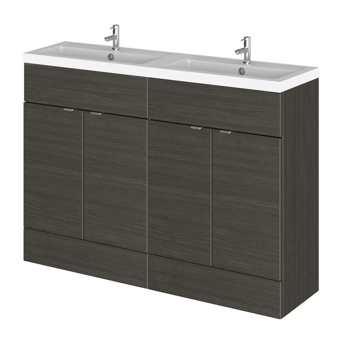 Hudson Reed Fusion Vanity Unit - Floor Standing 1 & 2 Door Units with Polymarble Basin - Unbeatable Bathrooms
