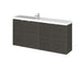 Hudson Reed Fusion 1000/1200mm Compact Vanity Unit Pack - Floor Standing 4 Door Unit - Unbeatable Bathrooms