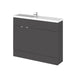 Hudson Reed Fusion 1200mm Compact Vanity Unit Pack - Floor Standing 2 Door Unit - Unbeatable Bathrooms