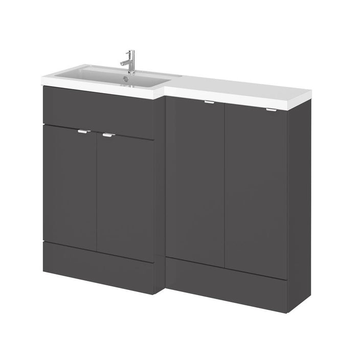 Hudson Reed Fusion 1200mm Vanity Unit Pack - Floor Standing 2 Door Unit - Unbeatable Bathrooms