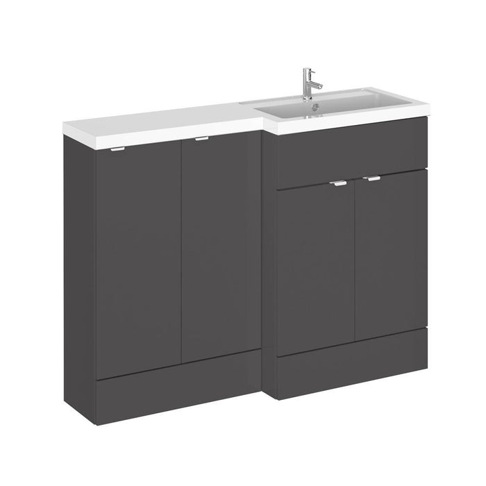 Hudson Reed Fusion 1200mm Vanity Unit Pack - Floor Standing 2 Door Unit - Unbeatable Bathrooms