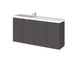 Hudson Reed Fusion 1000/1200mm Compact Vanity Unit Pack - Floor Standing 4 Door Unit - Unbeatable Bathrooms
