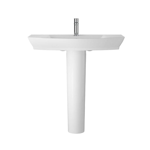 Hudson Reed Maya 85cm 1TH Pedestal Basin - Unbeatable Bathrooms