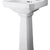 Hudson Reed Richmond Full Pedestal Basin - 1, 2 & 3TH (Various Sizes) - Unbeatable Bathrooms
