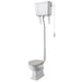 Hudson Reed Richmond High-Level Cistern Toilet & Flush Pipe Kit - Unbeatable Bathrooms