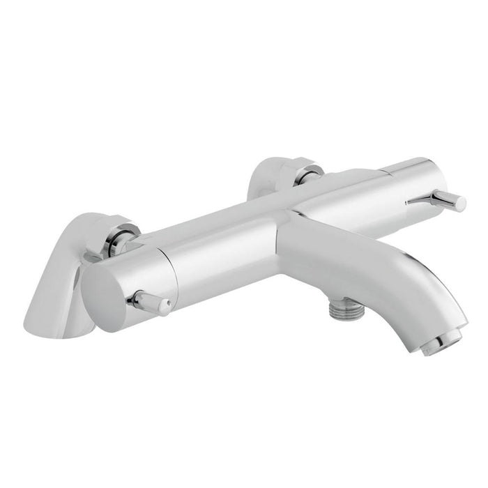 Vado Celsius Pillar Mounted 2 Hole Thermostatic Bath Shower Mixer - Unbeatable Bathrooms