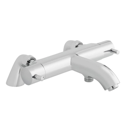 Vado Celsius Pillar Mounted 2 Hole Thermostatic Bath Shower Mixer - Unbeatable Bathrooms