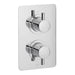 Vado Celsius Two Outlet Two Handle Wall Mounted Thermostatic Shower Valve - Unbeatable Bathrooms