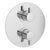 Vado Celsius Three Outlet Two Handle Wall Mounted Thermostatic Shower Valve - Unbeatable Bathrooms