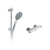 Vado Celsius Thermostatic Four Function Slide Rail Shower Valve Package with Wall Mounting Brackets - Unbeatable Bathrooms