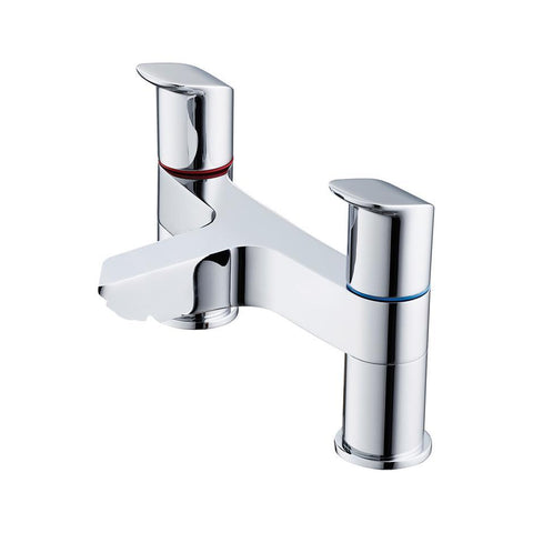 Ideal Standard Ceraflex two hole deck mounted dual control bath filler - Unbeatable Bathrooms