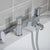 Ideal Standard Ceraflex two taphole deck mounted dual control bath shower mixer - Unbeatable Bathrooms